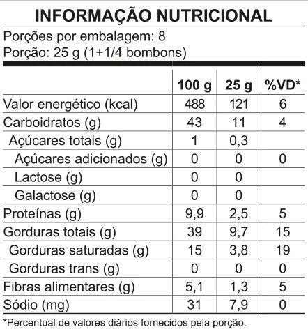 Lata Bombom Amorino 200g Chocolate 56% Cacau Haoma Imagem de Lata Bombom Amorino 200g Chocolate 56% Cacau Haoma
