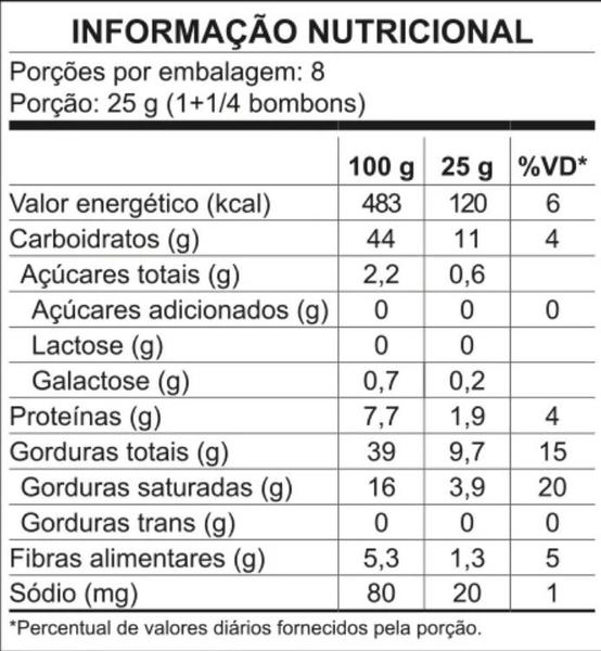 Imagem de Lata Bombom Chocolate Avelã Com Cacau 200g Haoma