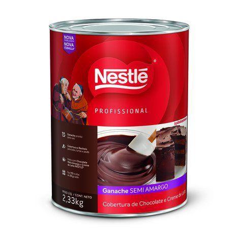 Lata de Ganache Meio Amargo DOIS FRADES 2,33kg - nestle Imagem de Lata de Ganache Meio Amargo DOIS FRADES 2,33kg
