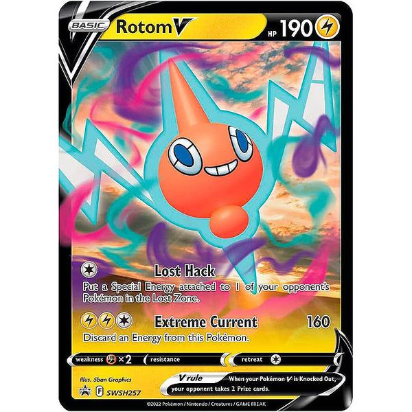 Imagem de Lata Pokémon Trading Card Game Rotom V Potencial Oculto Laranja 210-41049 31924 - Copag