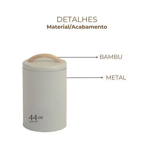 Lata Porta Condimentos Hermético Mantimentos Sense 1,3l Ou Imagem de Lata Porta Condimentos Hermético Mantimentos Sense 1,3l Ou