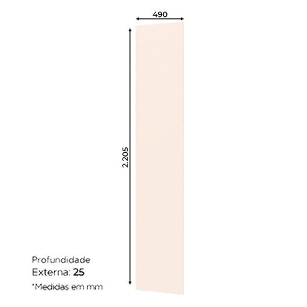 Imagem de Lateral 49 cm Évelin Off White  Henn