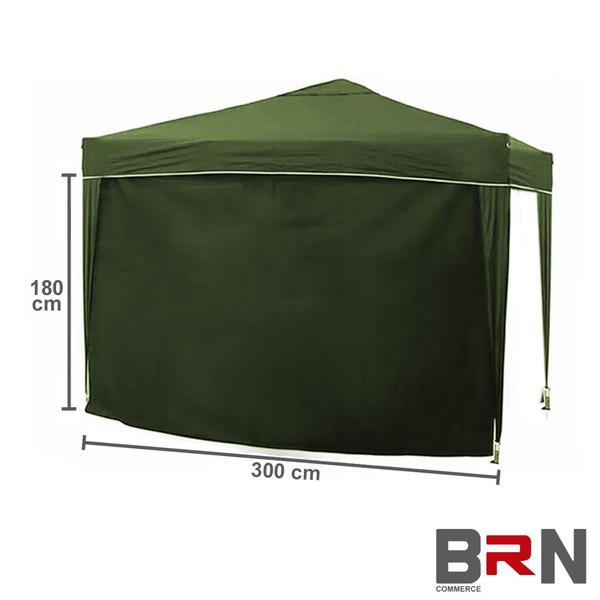 Imagem de Lateral De Fechamento Parede Para Tenda Gazebo 3x3 Verde 2 Unidades