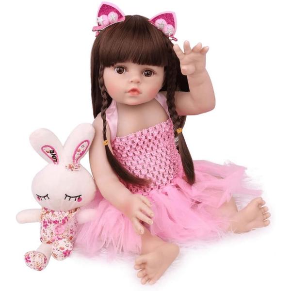 Imagem de Laura Baby Boneca Bebê Reborn Gabriela Shiny Toys