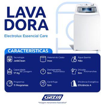 Imagem de Lav 17 Kg Electrolux Essencial Care Cesto Inox - Led17