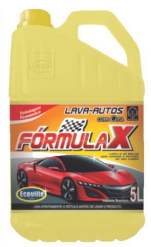 Lava Auto Formula X Com Cera 5 Litros - Ecoville Imagem de Lava Auto Formula X Com Cera 5 Litros