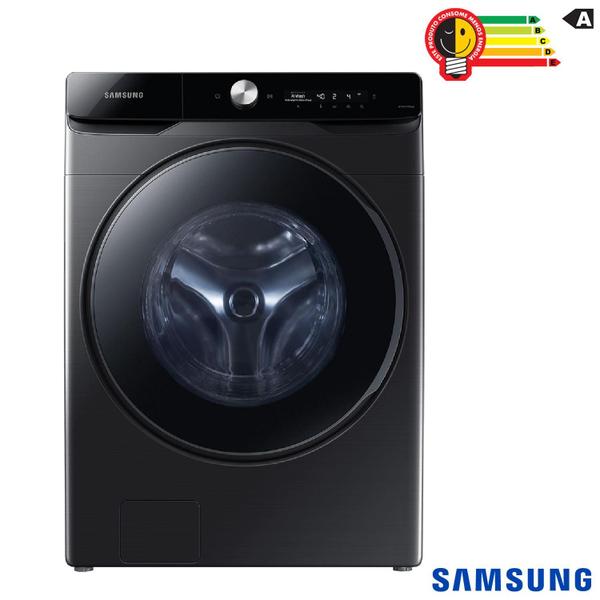 Imagem de Lava e Seca 18 Kg Samsung Eco Bubble Preto e Inox com 25 Programas de Lavagem - WD18T6500GV/AZ