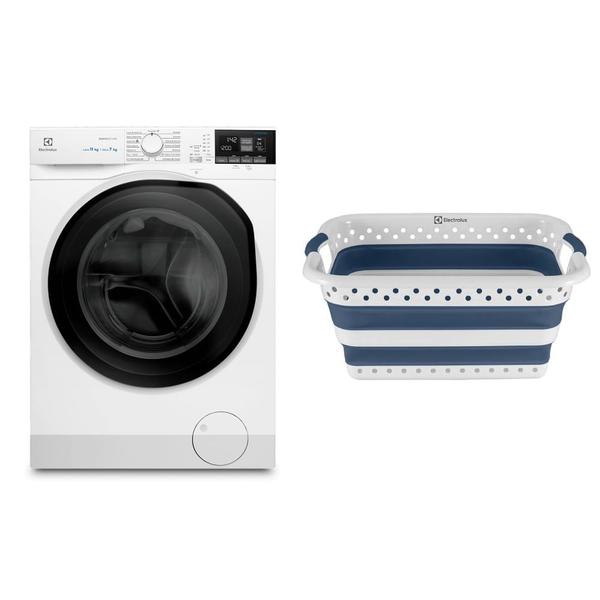 Lava e Seca Electrolux 11kg Branca Inverter (LSP11) + Cesto Dobrável para Roupas Electrolu... Lava e Seca Electrolux 11kg Branca Inverter (LSP11) + Cesto Dobrável para Roupas Electrolu...