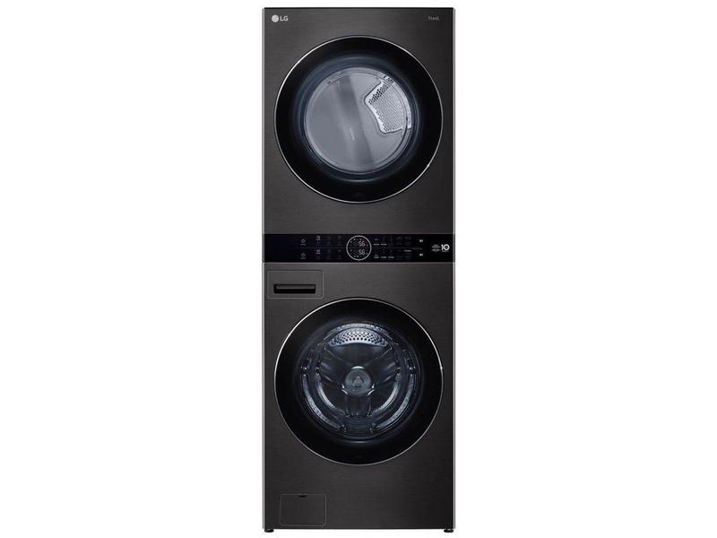 Imagem de Lava e Seca LG 17kg Washtower Inverter com - Inteligência Artificial Água Quente e Fria Preta