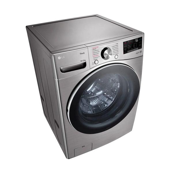 Imagem de Lava e seca lg smart 18kg inox look 220v - wd18sv2s6ba