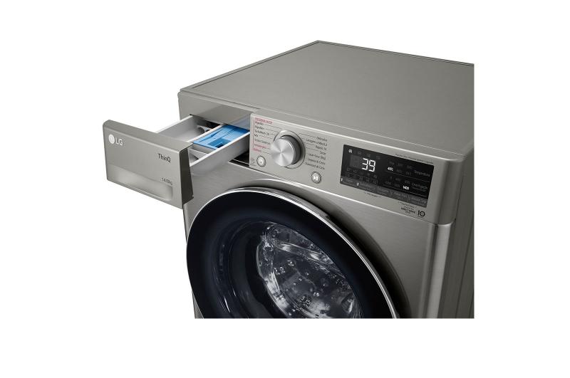 Imagem de Lava e Seca LG Smart VC2 14kg Inox Look com Inteligência Artificial AIDD (CV9014PC2A) - 220v