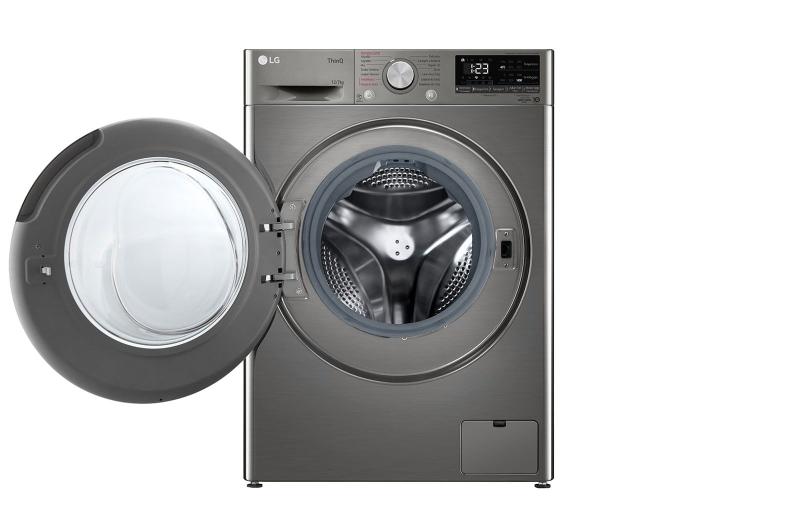 Imagem de Lava e Seca LG Smart VC4 12kg Inox Look com Inteligência Artificial AIDD (CV5012PC4A) - 220v