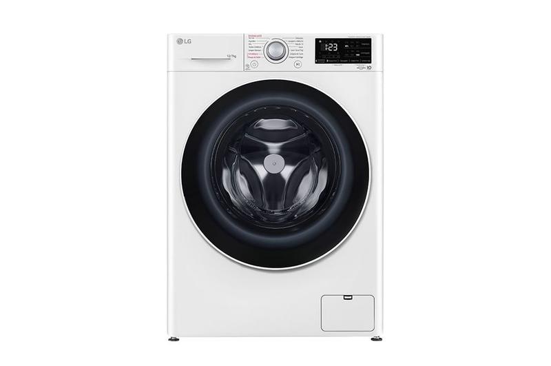 Lava e Seca LG VC5 12kg Branca com Inteligência Artificial AIDD CV3012WC5 127v Lava e Seca LG VC5 12kg Branca com Inteligência Artificial AIDD CV3012WC5 127v