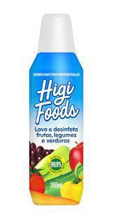 Imagem de Lava Legumes Desinfetante de Verduras Higi Foods 350ml