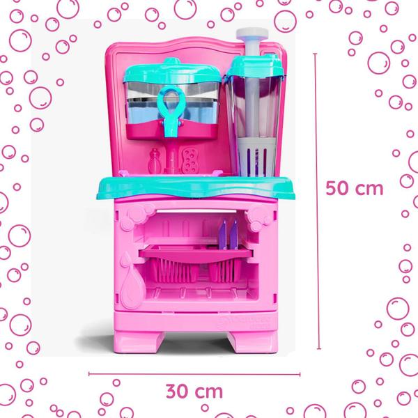 Lava Louça Infantil Acqua Bubble Brinquedo com Água Espuma - Cardoso Industria e Comercio Imagem de Lava Louça Infantil Acqua Bubble Brinquedo com Água Espuma