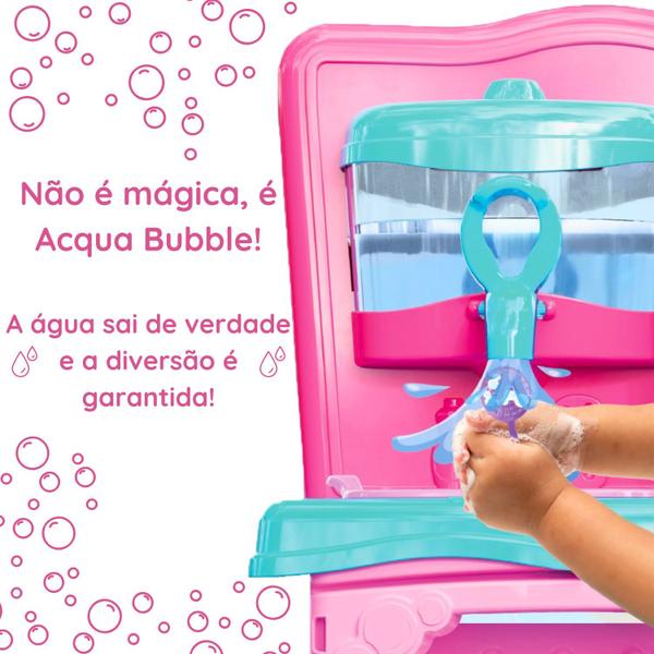 Lava Louça Infantil Acqua Bubble Brinquedo com Água Espuma - Cardoso Industria e Comercio Imagem de Lava Louça Infantil Acqua Bubble Brinquedo com Água Espuma