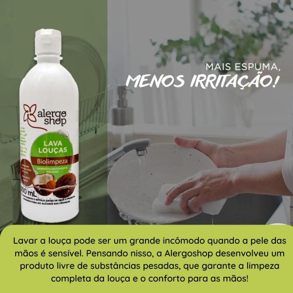 Imagem de Lava Louças Biolimpeza Alergoshop