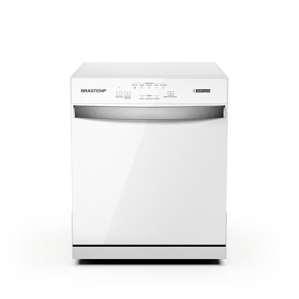 Lava-Louças Brastemp 8 Serviços com Ciclo Pesado Cor Branca BLF08BBANA - 127V Lava-Louças Brastemp 8 Serviços com Ciclo Pesado Cor Branca BLF08BBANA - 127V