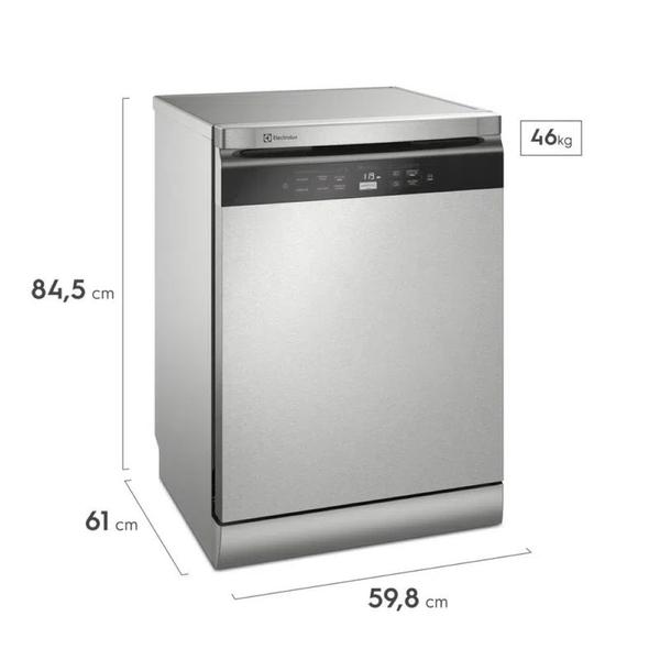 Imagem de Lava loucas electrolux 14 servicos inox funcao higienizar 220v ll14x