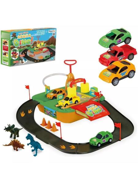 Imagem de Lava Rápido Acqua Dino - Homeplay - Com 3 Carros E 3 Dinos