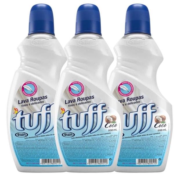 Imagem de Lava Roupas de Coco Líquido Tuff Plus 500ml limpeza