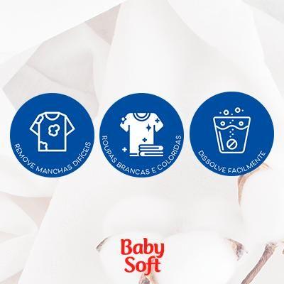 Imagem de Lava Roupas Liquido Baby Soft Azul 1l