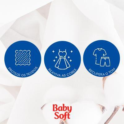 Imagem de Lava Roupas Líquido Baby Soft Roupas Finas e Delicadas 1l