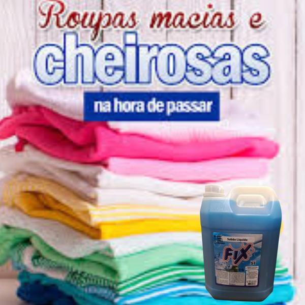 Imagem de Lava Roupas Liquido Fragrância COCO 5L Sabão Para Lavanderia Envio Imediato