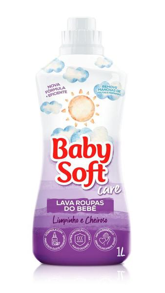 Imagem de Lava Roupas Líquido Infantil Baby Soft Limpinho e Cheiroso 1l