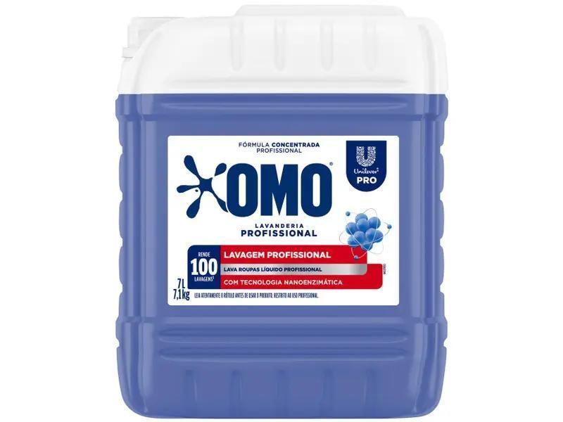 Imagem de Lava Roupas Liquido Omo Lavanderia Profissional 7l