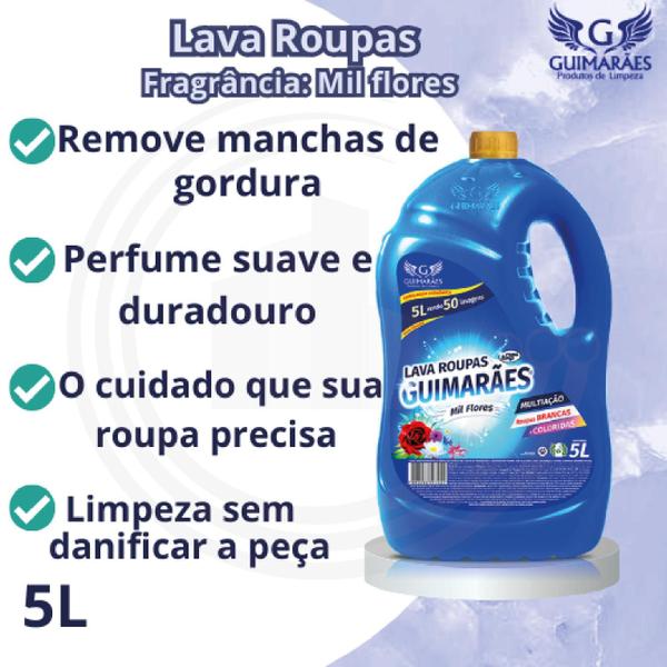 Imagem de Lava Roupas Mil Flores 5L - Guimarães