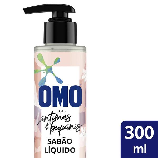 Lava Roupas Omo Líquido Roupas Íntimas & Biquínis 300ml Imagem de Lava Roupas Omo Líquido Roupas Íntimas & Biquínis 300ml