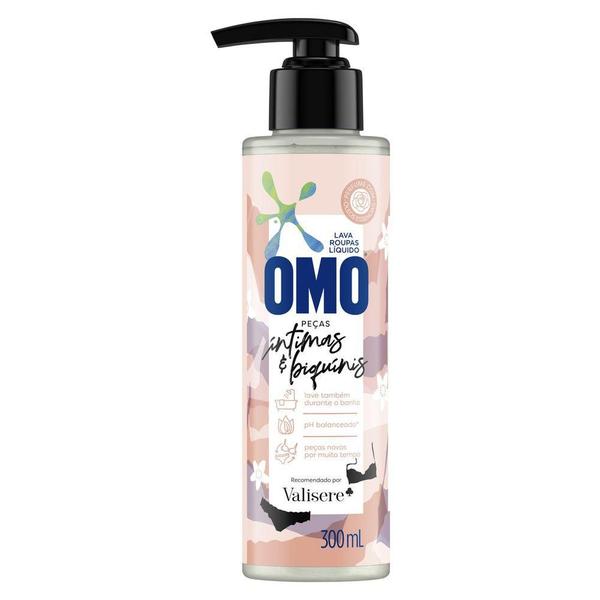 Lava Roupas Omo Líquido Roupas Íntimas & Biquínis 300ml Imagem de Lava Roupas Omo Líquido Roupas Íntimas & Biquínis 300ml