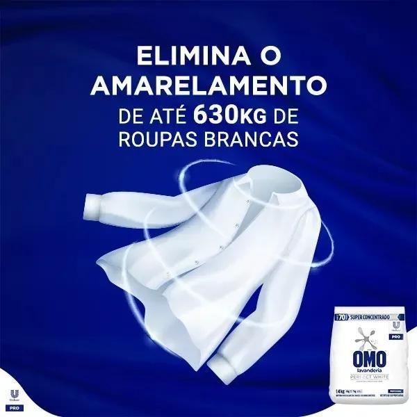 Lava-Roupas Pó Omo Perfect White Pacote 4kg Lavagem Perfeita Imagem de Lava-Roupas Pó Omo Perfect White Pacote 4kg Lavagem Perfeita