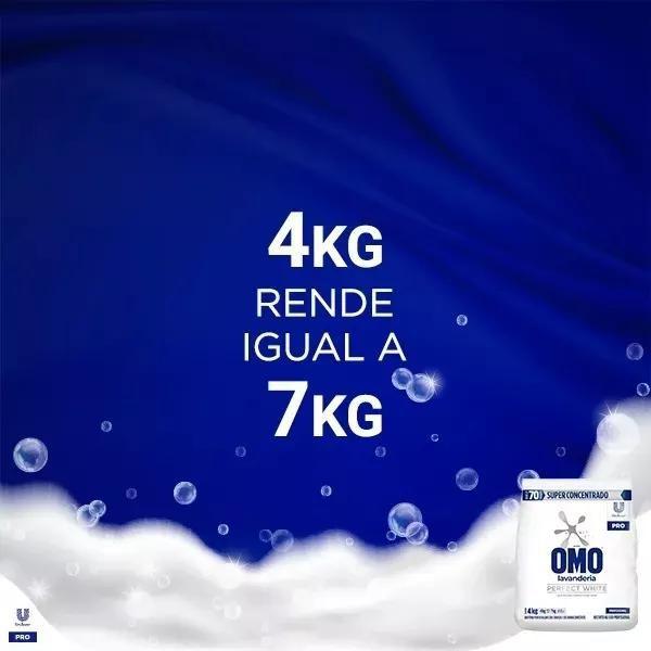 Lava-Roupas Pó Omo Perfect White Pacote 4kg Lavagem Perfeita Imagem de Lava-Roupas Pó Omo Perfect White Pacote 4kg Lavagem Perfeita