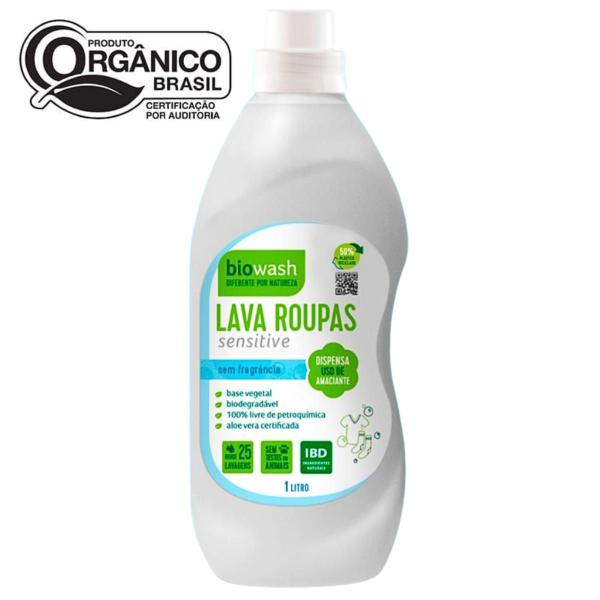 Imagem de Lava Roupas Sensitive 1 Litro Biowash Vegano Biodegradável