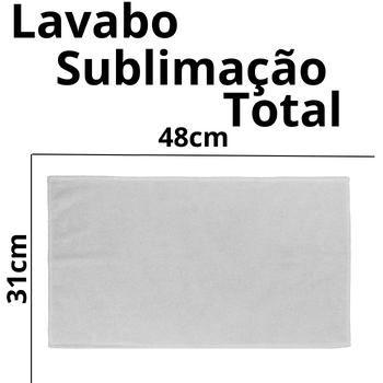 Imagem de Lavabo Para Sublimação Total 31X48cm REI DAS TOALHAS