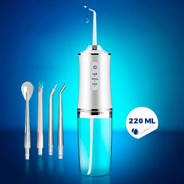 Imagem de Lavador Dental Elétrico Bivolt Para Limpeza De Prótese Gengiva E Implantes