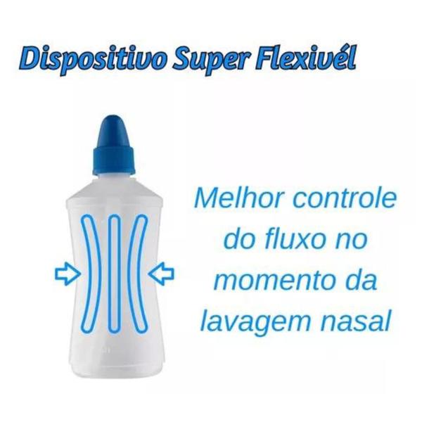 Imagem de Lavador Nasal Higienizador Ducha P/ Alergia 250ml