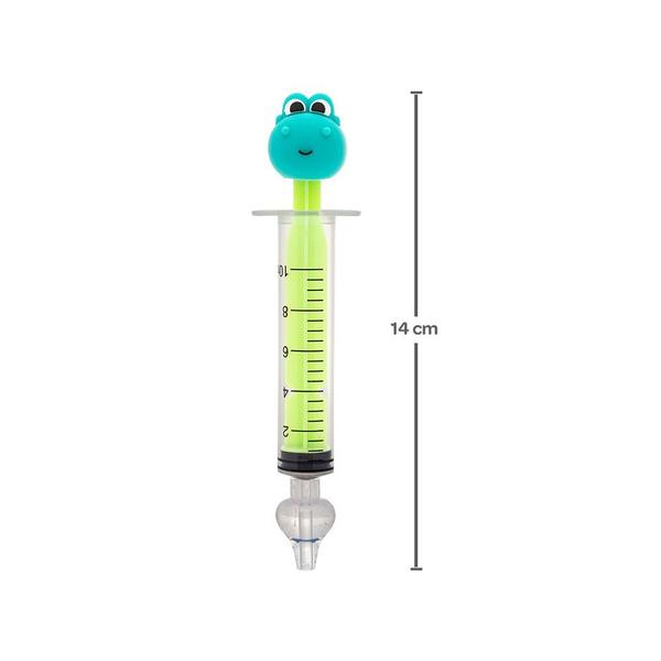 Imagem de Lavador Nasal Infantil Dino 10ml Bico Reutilizável Free BPA Buba Baby