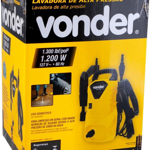 Lavadora Alta Pressao 1300 lbf/pol LAV1300 127V Vonder Imagem de Lavadora Alta Pressao 1300 lbf/pol LAV1300 127V Vonder