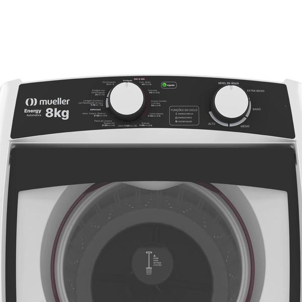 Imagem de Lavadora Automática Mueller Energy 8kg Branco 127v