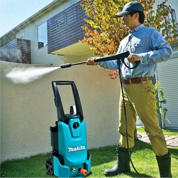 Imagem de Lavadora de Alta Pressao 1740PSI 420L/h Com Snow Foam Mangueira 10M Acessórios HW1200 127V Makita