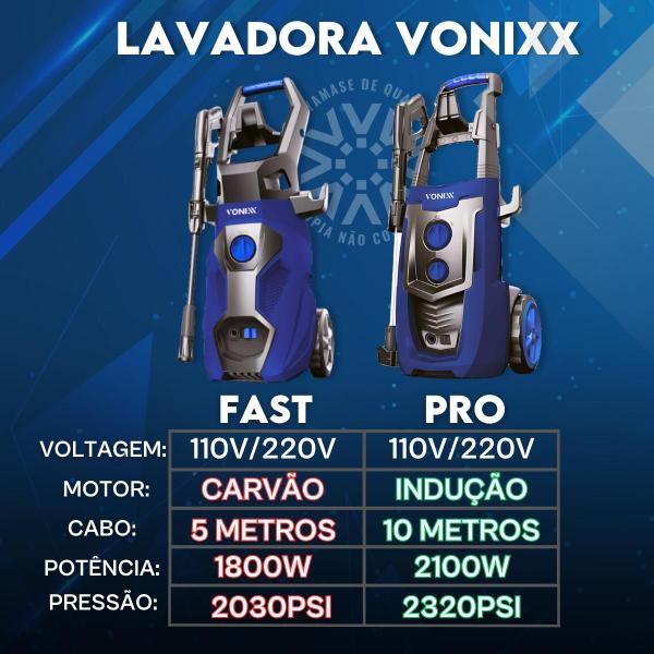 Imagem de Lavadora De Alta Pressão Pro Vonixx 2320psi 110v 220v 2100w