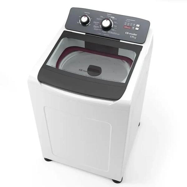 Imagem de Lavadora de Roupa Automática Mueller 17Kg com Ultracentrifugação e Ciclo Rápido Branca MLA17  127 Volts