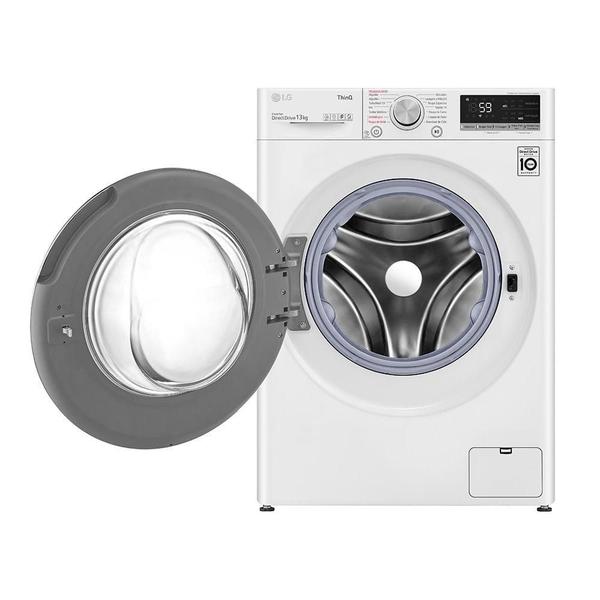 Imagem de Lavadora de Roupa LG Smart VC4 FV5013WC4 com Inteligência Artificial AIDD 13 Kg Branca 110V