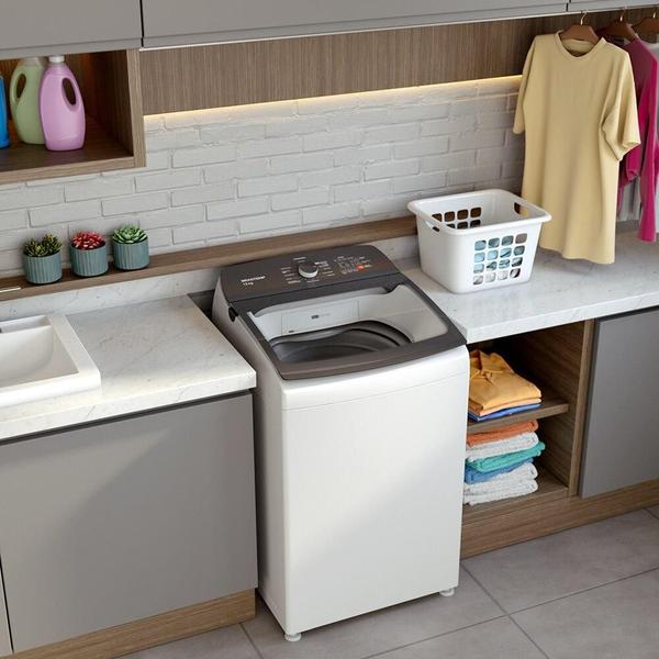 Imagem de Lavadora de Roupas Brastemp 13kg Ciclo Tira Manchas Branco BWK13ABBNA 220V