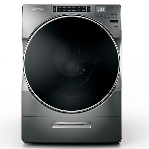 Lavadora de Roupas Brastemp 15Kg Titanium com 13 Programas de Lavagem e Dispenser Auto Dos... Lavadora de Roupas Brastemp 15Kg Titanium com 13 Programas de Lavagem e Dispenser Auto Dos...