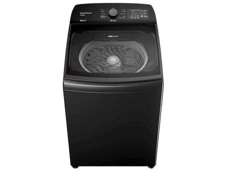 Lavadora de Roupas Brastemp 16kg Cesto Inox 4 Programas de Lavagem Cinza BWF16A9 Lavadora de Roupas Brastemp 16kg Cesto Inox 4 Programas de Lavagem Cinza BWF16A9
