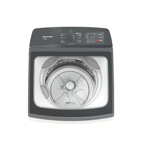 Imagem de Lavadora de Roupas Brastemp 17kg Cesto Inox 12 Programas de Lavagem Branca BWK17